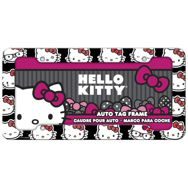 Chroma Hello Kitty License Plate Frames:  Plastic Car License Plate Covers & Frames