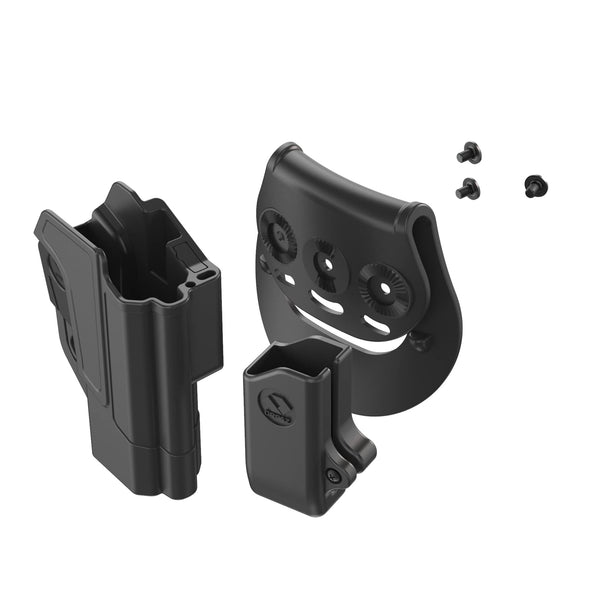 Orpaz IWI Masada Holster Left-Hand with Masada Magazine Pouch Level II OWB Holster