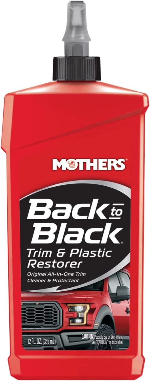 Mothers 06112 Back-to-Black Trim & Plastic Restorer, 12 fl. oz. by GOSO  Direct
