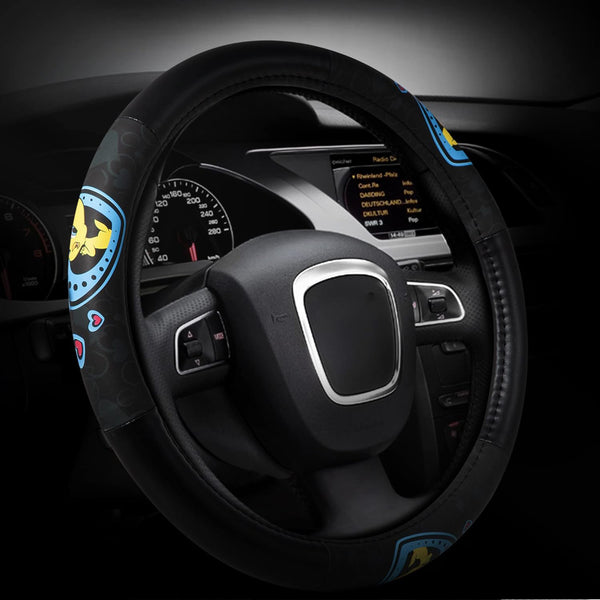 Tweety Bird Car Steering Wheel Cover - Durable and Comfortable Car Wheel Cover with Tweety Bird Graphics - A Fun and Functional Addition to Your Vehicle's Interior!