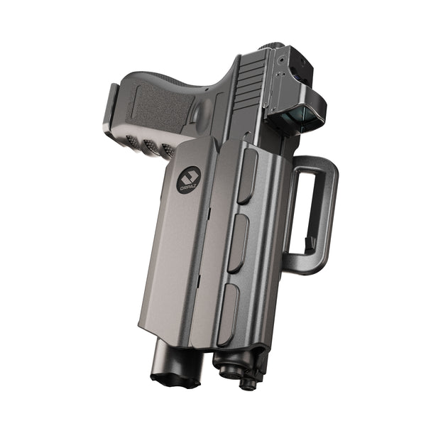 Orpaz Light Bearing Holster Compatible with S&W M&P 40 Holster with Light/Laser/Sight/Optics (Medium Pistol Lights, Belt Attachment)