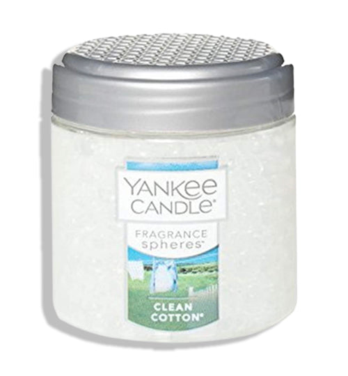 Yankee Candle Fragrance Spheres, Odor Neutralizing Beads for Up to 30 Days,  6 oz, Clean Cotton by GOSO Direct