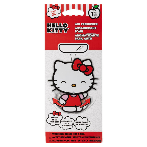 Hello Kitty Automotive Air Fresheners: PlastiColor Wiggle Hanging Car Air Freshener - Odor Eliminator for Car, Cute Hanging Air Freshener for a Fresh Driving Experience
