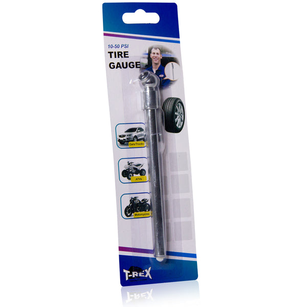 T-Rex Car Tire Pressure Gauge 10-50 PSi Tire Gauge