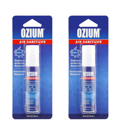 Ozium Air Sanitizer 0.8 oz Spray, Original 2-PACK