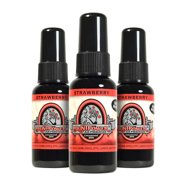 Bluntpower Air Freshener Blunt Power Spray, Strawberry (Pack of 3)