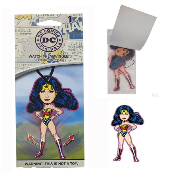 DC Comics Wonder Woman Car Accessories - Wonder Woman Air Freshener Wiggler (6-Pack)