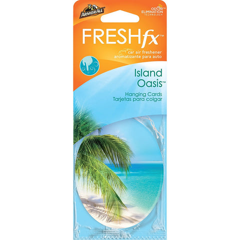 Armor All FRESHfx Car Air Freshener Hanging Card, 3-Count (Island Oasis)