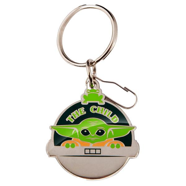 Plasticolor Star Wars Keychain featuring The Child from The Mandalorian - Durable Metal Design for Galactic Style!