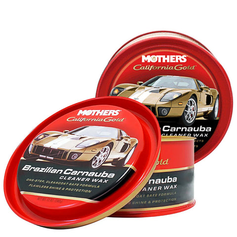 Mothers Carnauba Wax 12 oz. California Gold Brazilian Carnauba Cleaner Wax Paste (2 Pack)