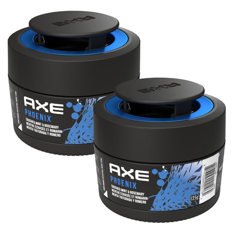 AXE Phoenix Car Air Freshener Gel Can - Odor Eliminator for Strong Odor - Long Lasting Fragrance & Effective Car Air Fresheners - Automotive Essential, 4.4 oz, 2 Packs