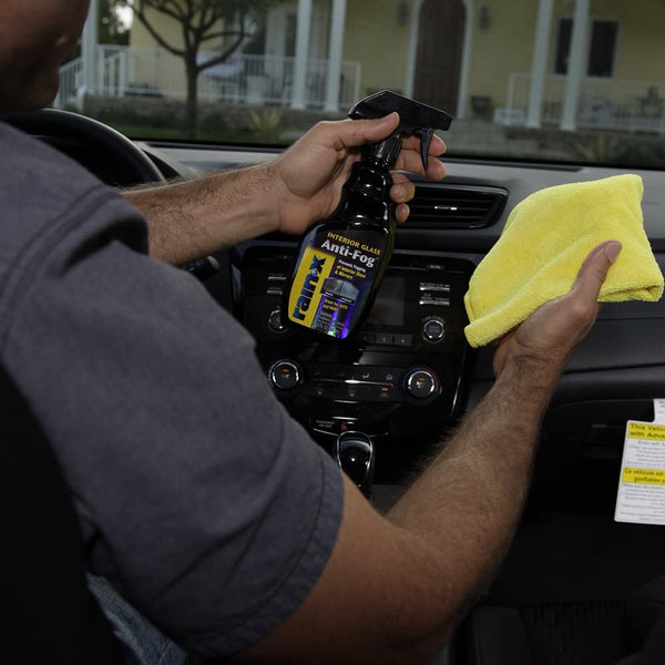 Rain-X Interior Glass Anti-Fog, Car Defogger Glass Cleaner Spray for Automotive Interior Glass and Mirrors - 12 fl. Oz.