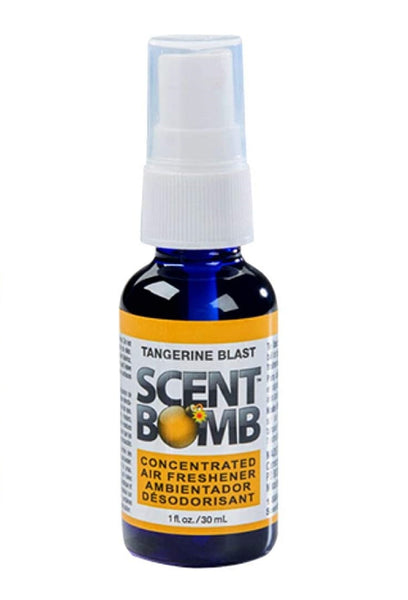 Scent Bomb Air Freshener Spray, 100 % Oil Based Concentrated Air Freshener, Air Freshener Spray for Car, Room, Bathroom and Odor Eliminator, Tangerine Blast