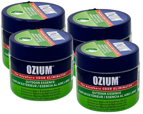 Ozium Gel Smoke & Odors Eliminator, Outdoor Essence (4-Pack)
