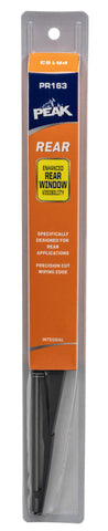 Peak Rear Wiper Blade Integral - The Ultimate Rear Windshield Wiper for Your Car, PR163 (16")