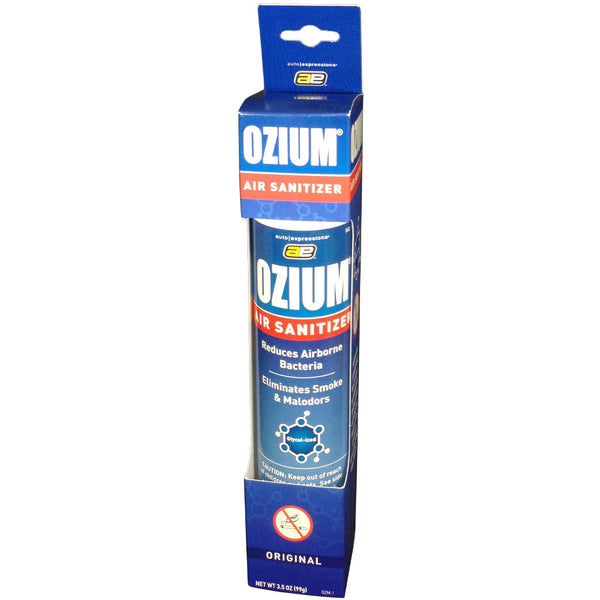 Ozium Smoke & Odor Eliminator Car & Home Air Sanitizer / Freshener, 3.5oz Spray Original Scent