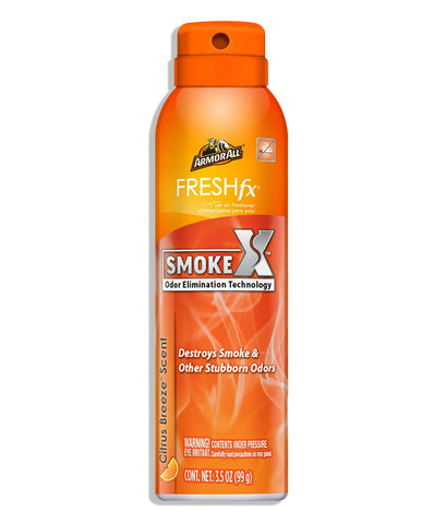 Armor All Smoke X Car Odor Eliminator and Air Freshener Spray, Citrus Breeze Scent, 3.5 Oz