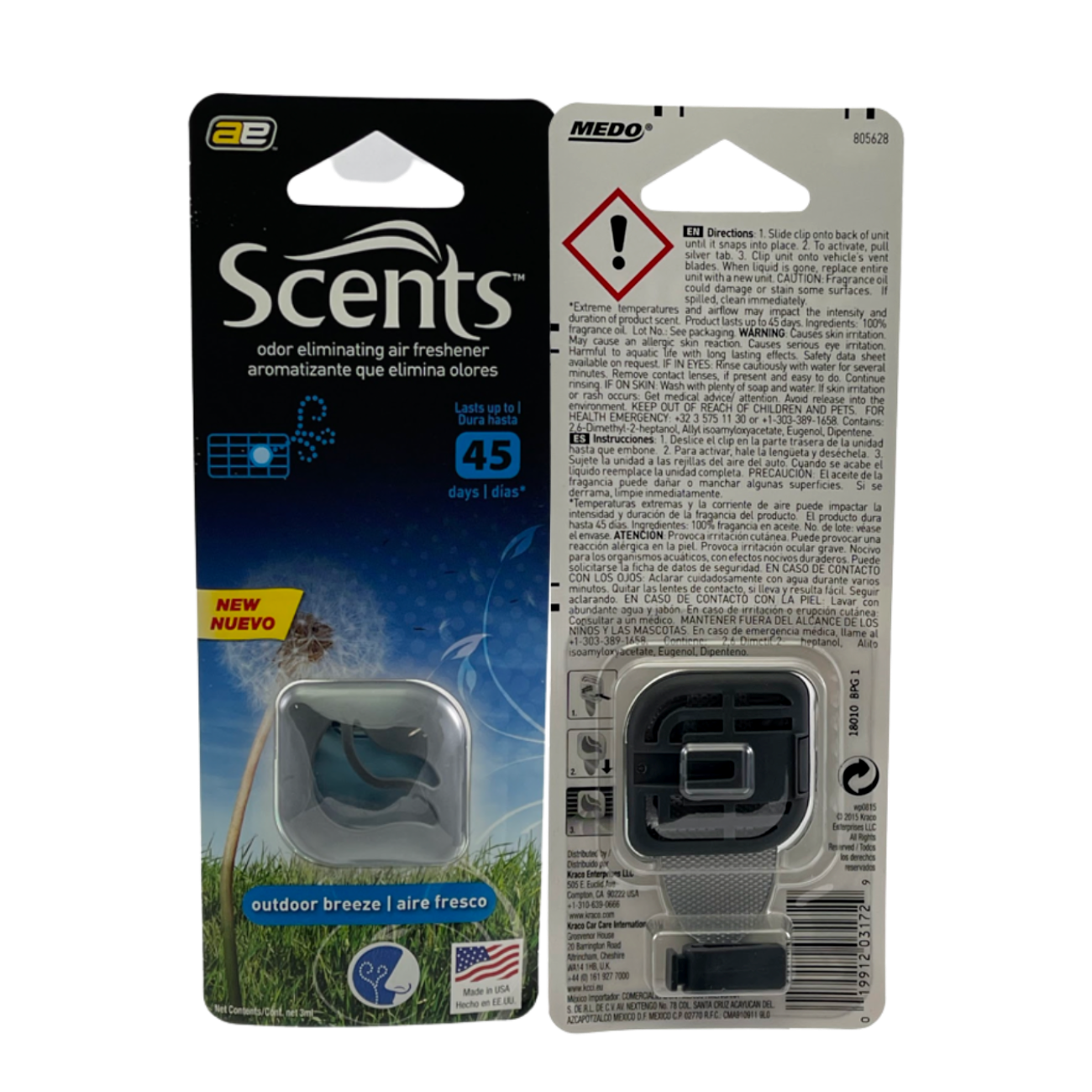 Scents Car Vent Clips Air Freshener, Automotive Air Freshener and