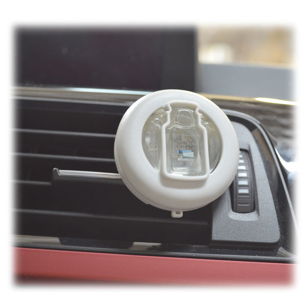 Yankee Candle Smart Scent Vent Clip Car, Home & Office Air Freshener & Odor Eliminator, Clean Cotton