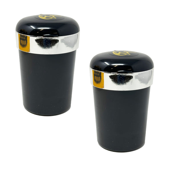 TrexNYC Car Ashtray with Blue LED Light and Portable Ashtray Design - Ideal for Car, Home, and Office, 2-Packs