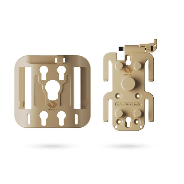 Orpaz Belt Attachment for MOLLE Pouch, MOLLE Mag Pouch, MOLLE Backpack and other MOLLE Accessories, Desert Tan