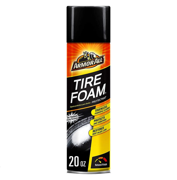 Armor All Tire Foam, Restores Deep-Black Look, 40320, 20 oz.