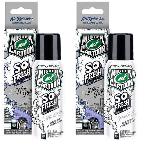 Turtle Wax FOGGER New Ride 2 oz: Ultimate Car Fogger and Smoke Odor Eliminator – Long-Lasting Scent Car Air Freshener, 2 Packs