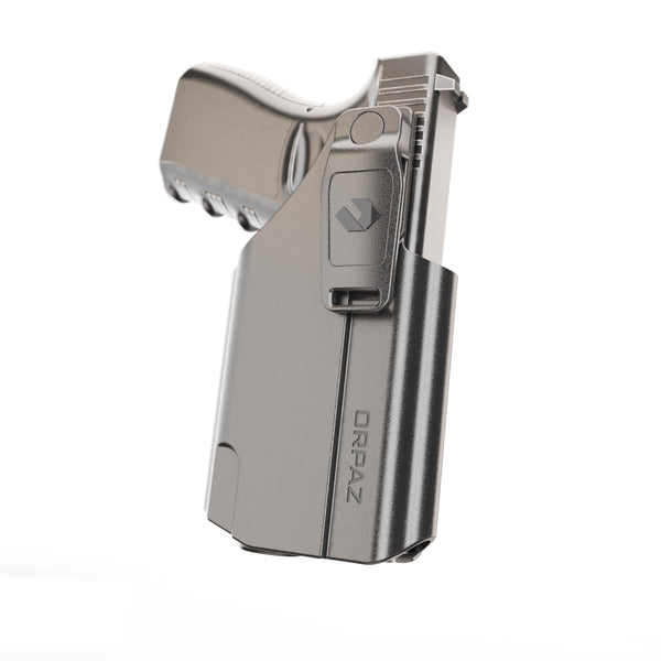 Orpaz EVO G17 Light Bearing Modular Holster Compatible with Ambidextrous Glock 17 Holster with Light, Dual-carry Holster Provides Multiple Options to Suit your Needs - IWB or OWB