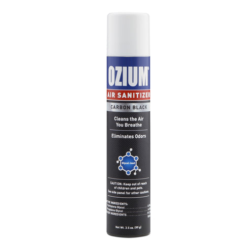 Ozium Air Sanitizer 3.5 oz. Spray, Cleans the Air Eliminates Odors, Carbon Black