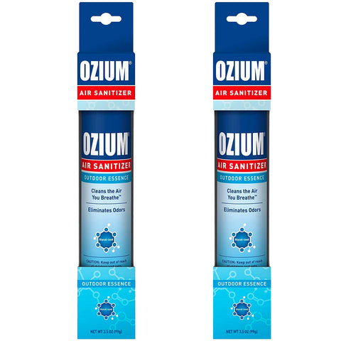 Ozium Air Sanitizer 3.5 oz Spray, Outdoor Essence Scent (2-PACK)