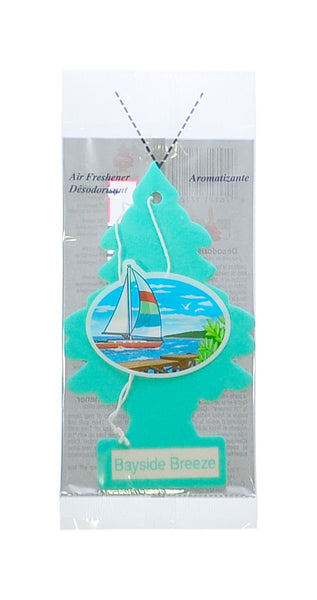 Little Trees Hanging Car Freshener Cardboard Paper For Home Car Office Bayside Breeze