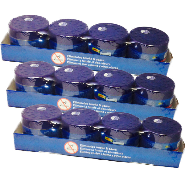 Ozium Smoke & Odors Eliminator Gel. Home, Office and Car Air Freshener 4.5oz (127g), Original Scent (Pack of 12)