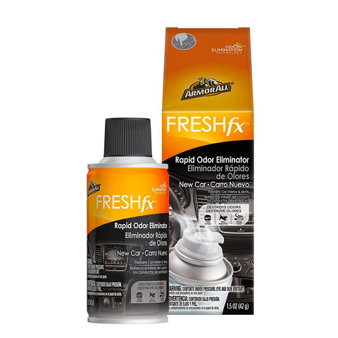 FreshFX Armor All Fogger Rapid Odor Eliminator 1.5 Oz. Car Bomb Spray, 2-Pack (New Car)