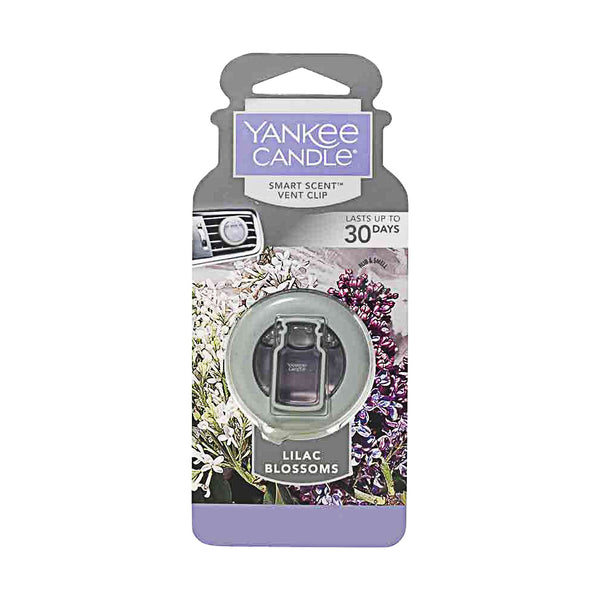 Yankee Candles Car Freshener Smart-Scent Vent Clips, Lilac Blossoms