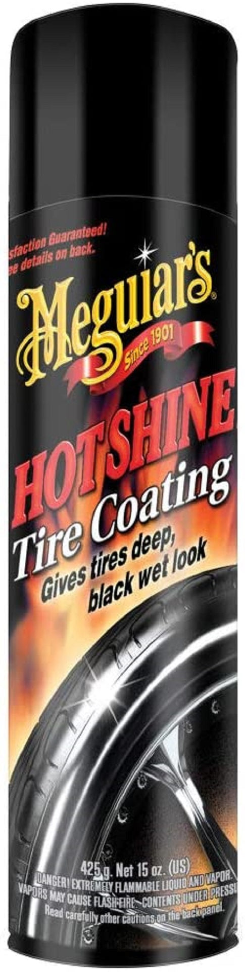 MEGUIAR'S Hot Shine High Gloss Tire Coating, Tire Protectant for