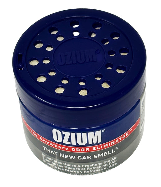 Ozium Air Sanitizer 4.5 oz Gel: Odor Eliminator for Strong Odor, Car Air Freshener, New Car, 4 Packs
