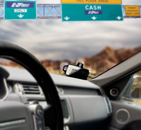T-Rex EZ Pass/I-Pass Holder for Car, Holds Tightly to Your Car Windshield with 3 Suction Cups, Black