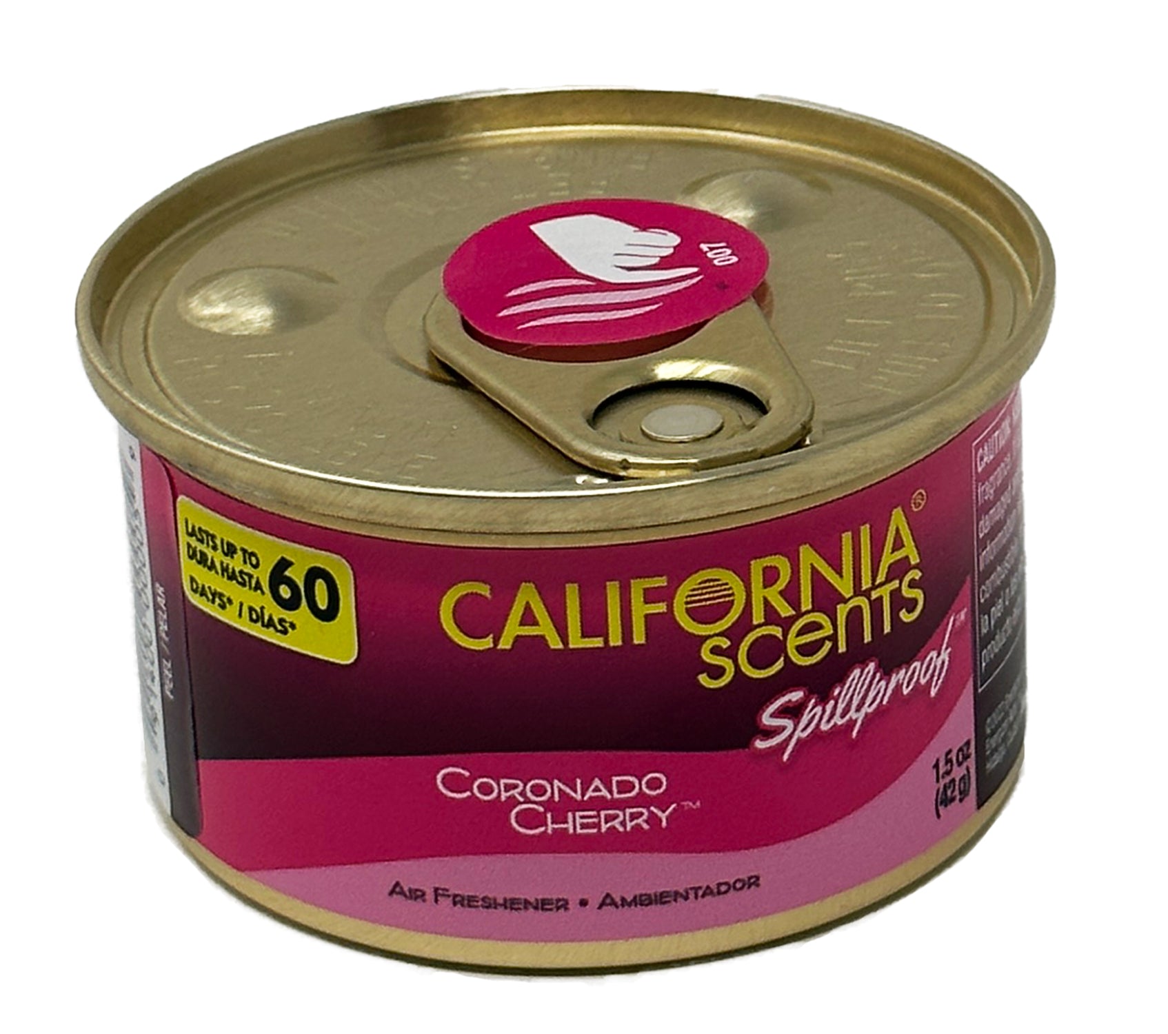 California Scents Spillproof Car Air Freshener - The Best Car Air Freshener  and Odor Eliminator for Your Vehicle, Coronado Cherry by GOSO Direct