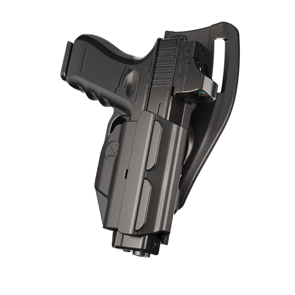 Orpaz Gun Holster Sights and Optics Compatible OWB Pistol Holster (Low-Ride Holster)