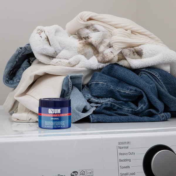 Ozium Gel Smoke & Odors Eliminator, Air Freshener Original Scent (4-Pack)