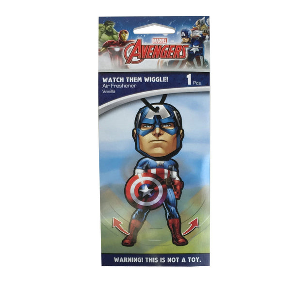 Marvel Captain America Car Accessories - Captain America Air Freshener Wiggler (1 Piece)