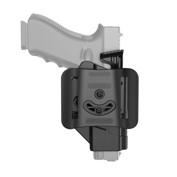 Orpaz Compatible with Glock 17 Holster Left Hand Holster, Level II OWB Belt Holster