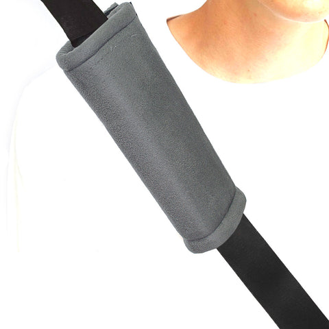 Majic Memory Foam Seat-Belt Pad Adds Comfort and Cushion to Shoulder Strap, Gray