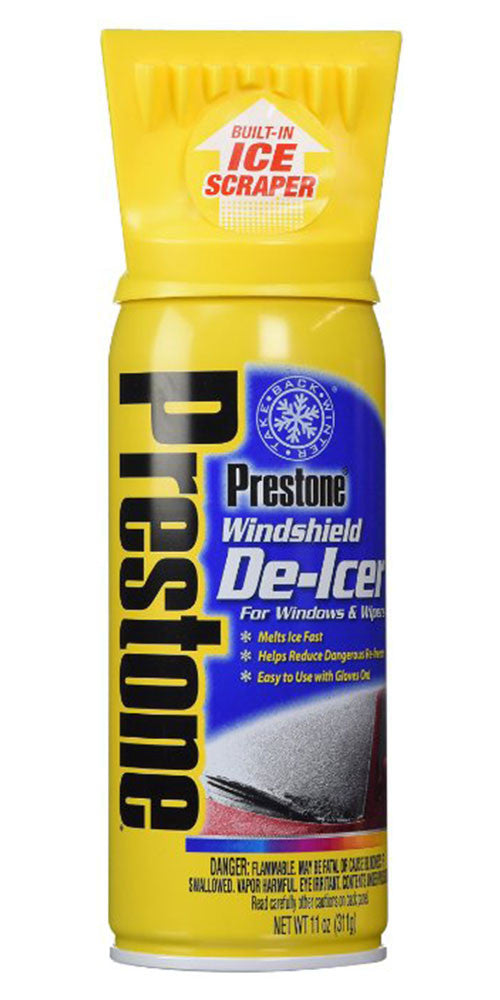 Prestone Windshield De-icer - 11 oz (AS242) - 3 Cans Included