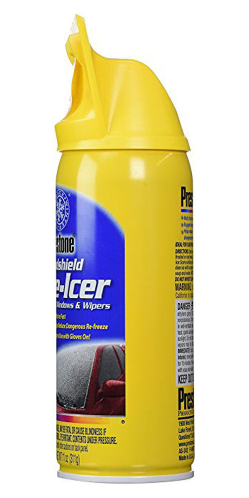 Prestone Windshield De-Icer Spray, 11 oz. - Snow Spray for