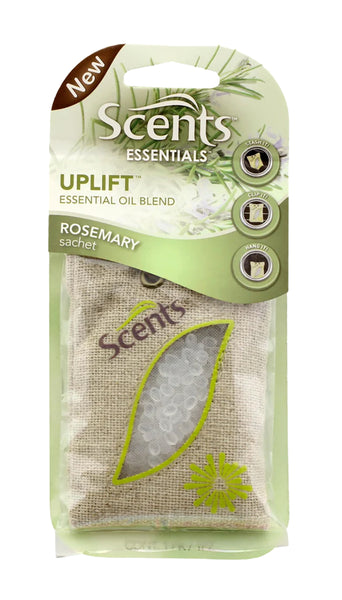 Scents Automotive Essentials Air Freshener: Uplift, Rosemary Sachet
