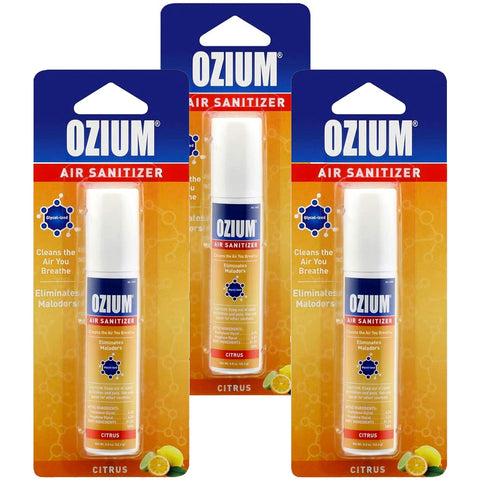 Ozium Air Sanitizer 0.8 oz Spray, Citrus Scent (3-PACK)