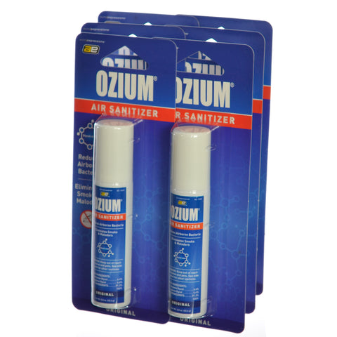 Ozium Cigarette Smoke Air Sanitizer Eliminates Smoke Smell, Aerosol Spray, Original 0.8oz (Pack of 6)