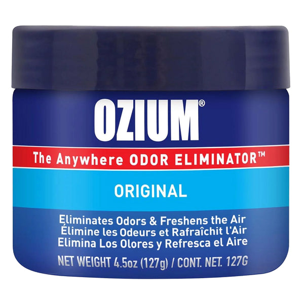 Ozium Air Sanitizer 4.5 oz Gel: Odor Eliminator for Strong Odor, Car Air Freshener, Original