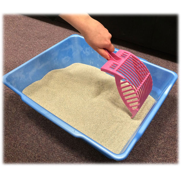 Wonder Scooper the Ultimate Cat Litter Scoop that Keeps Litter Box Area Clean and Free of Mess (colors may vary)